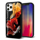 iPhone12 Pro 強化ガラス＆TPUスマホケース ガラプリ【MA956 金魚 A】