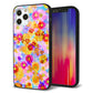 iPhone12 Pro 強化ガラス＆TPUスマホケース ガラプリ【SC870 リバティプリント フルールドパルファン（ブルー）】