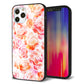iPhone12 Pro 強化ガラス＆TPUスマホケース ガラプリ【SC930 ローズ レッド】
