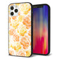 iPhone12 Pro 強化ガラス＆TPUスマホケース ガラプリ【SC931 ローズ イエロー】