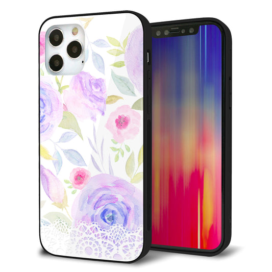 iPhone12 Pro 強化ガラス＆TPUスマホケース ガラプリ【SC946 ドゥ・パフューム４】