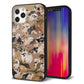 iPhone12 Pro 強化ガラス＆TPUスマホケース ガラプリ【TA008 百犬】