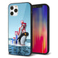 iPhone12 Pro 強化ガラス＆TPUスマホケース ガラプリ【XA805 人気者は辛い…】
