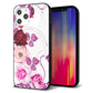 iPhone12 Pro Max 強化ガラス＆TPUスマホケース ガラプリ【116 ６月のバラ】