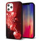 iPhone12 Pro Max 強化ガラス＆TPUスマホケース ガラプリ【385 クリスタルな恋】