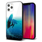 iPhone12 Pro Max 強化ガラス＆TPUスマホケース ガラプリ【416 カットバック】