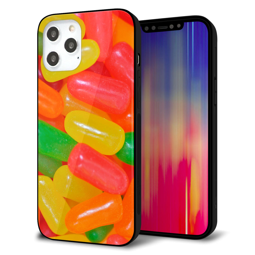 iPhone12 Pro Max 強化ガラス＆TPUスマホケース ガラプリ【449 ジェリービーンズ】
