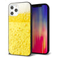 iPhone12 Pro Max 強化ガラス＆TPUスマホケース ガラプリ【450 生ビール】