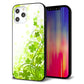 iPhone12 Pro Max 強化ガラス＆TPUスマホケース ガラプリ【565 四葉のクローバー】