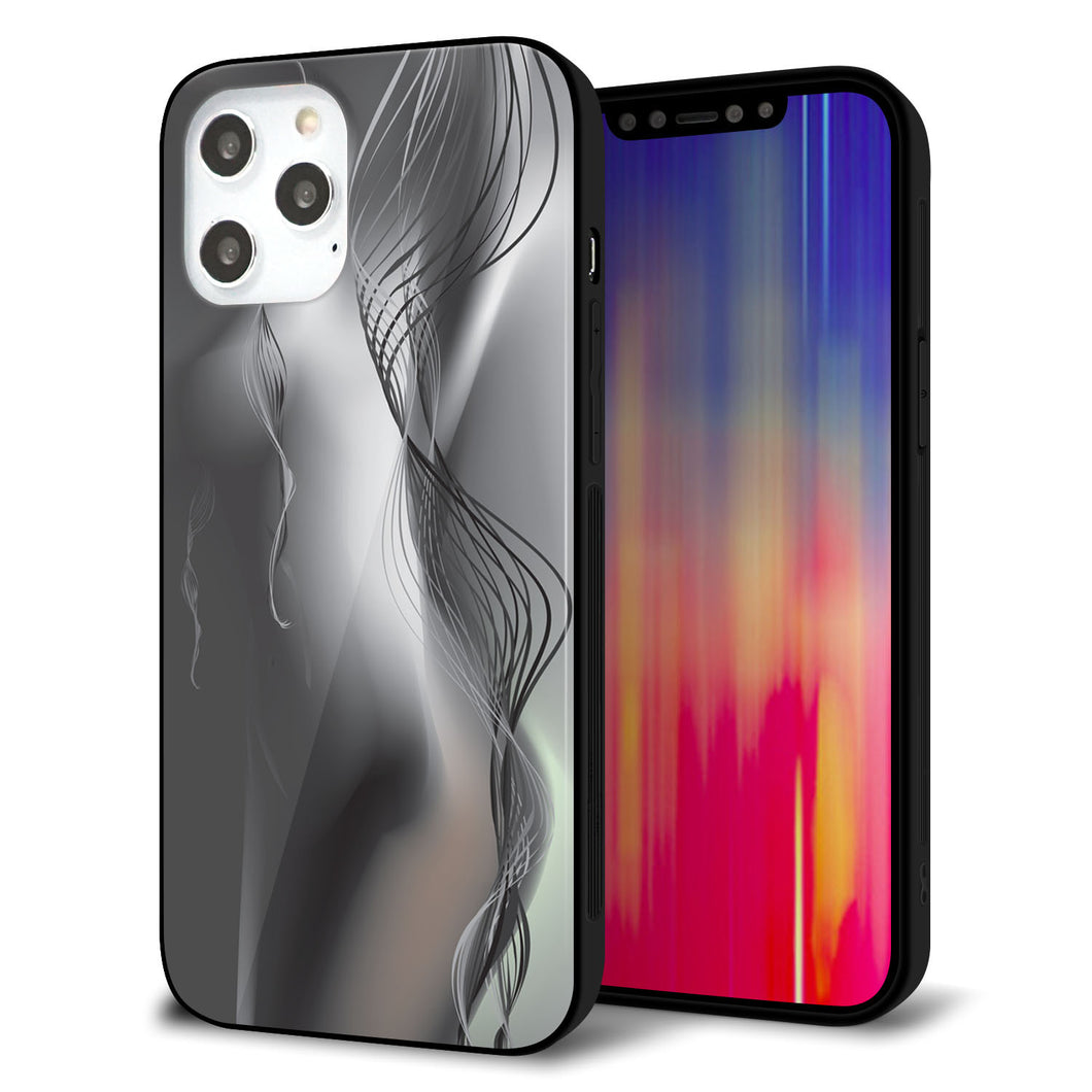 iPhone12 Pro Max 強化ガラス＆TPUスマホケース ガラプリ【566 ボディウォール】