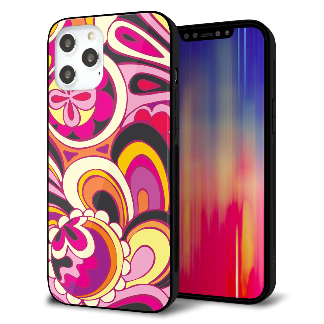 iPhone12 Pro Max 強化ガラス＆TPUスマホケース ガラプリ【586 ブローアップカラー】