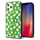 iPhone12 Pro Max 強化ガラス＆TPUスマホケース ガラプリ【760 ジャスミンの花畑】