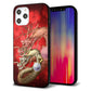 iPhone12 Pro Max 強化ガラス＆TPUスマホケース ガラプリ【1004 桜と龍】
