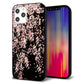 iPhone12 Pro Max 強化ガラス＆TPUスマホケース ガラプリ【1244 しだれ桜】