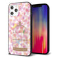 iPhone12 Pro Max 強化ガラス＆TPUスマホケース ガラプリ【KM882 鳥かご】