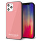 iPhone12 Pro Max 強化ガラス＆TPUスマホケース ガラプリ【KM902 パステルカラー(パステルレッド)】