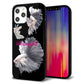 iPhone12 Pro Max 強化ガラス＆TPUスマホケース ガラプリ【MA957 金魚 B】