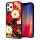 iPhone12 Pro Max 強化ガラス＆TPUスマホケース ガラプリ【MA960 和柄 花 B】