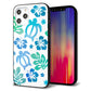 iPhone12 Pro Max 強化ガラス＆TPUスマホケース ガラプリ【SC880 ハワイアンアロハホヌ（ブルー）】