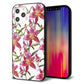 iPhone12 Pro Max 強化ガラス＆TPUスマホケース ガラプリ【SC892 ボタニカル スカーレットリリー】