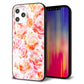 iPhone12 Pro Max 強化ガラス＆TPUスマホケース ガラプリ【SC930 ローズ レッド】