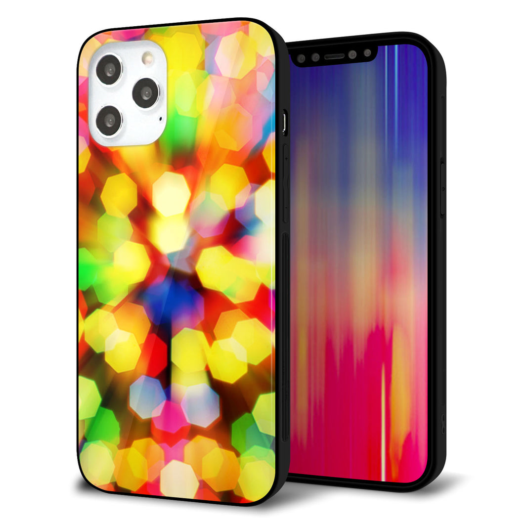 iPhone12 Pro Max 強化ガラス＆TPUスマホケース ガラプリ【VA874 未来へのワープ】