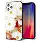 iPhone12 Pro Max 強化ガラス＆TPUスマホケース ガラプリ【YJ322 和柄 菊】