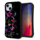 iPhone14 スマホケース 「SEA Grip」 グリップケース Sライン 【263 闇に浮かぶ華】 UV印刷
