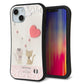 iPhone14 スマホケース 「SEA Grip」 グリップケース Sライン 【1104 クラフト写真ネコ（ハートM）】 UV印刷