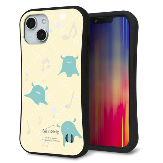 iPhone14 スマホケース 「SEA Grip」 グリップケース Sライン 【FD819 メンダコ】 UV印刷
