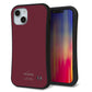 iPhone14 スマホケース 「SEA Grip」 グリップケース Sライン 【KM919 レトロカラー(バーガンディー)】 UV印刷