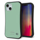 iPhone14 スマホケース 「SEA Grip」 グリップケース Sライン 【KM931 くすみカラー グリーン】 UV印刷
