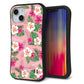 iPhone14 スマホケース 「SEA Grip」 グリップケース Sライン 【SC882 ハワイアンアロハレトロ（ピンク）】 UV印刷
