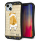 iPhone14 スマホケース 「SEA Grip」 グリップケース Sライン 【TA001 コーギー 畳】 UV印刷