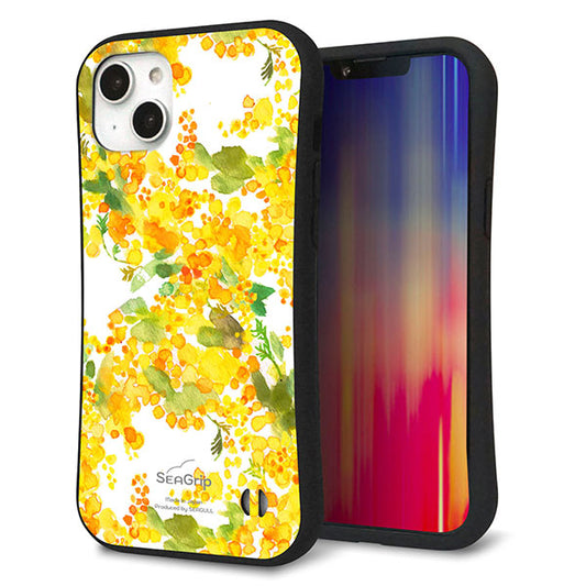 iPhone14 Plus スマホケース 「SEA Grip」 グリップケース Sライン 【MA870 ミモザ】 UV印刷