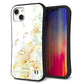 iPhone14 Plus スマホケース 「SEA Grip」 グリップケース Sライン 【SC851 ユリ（ホワイト）】 UV印刷