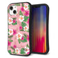iPhone14 Plus スマホケース 「SEA Grip」 グリップケース Sライン 【SC882 ハワイアンアロハレトロ（ピンク）】 UV印刷