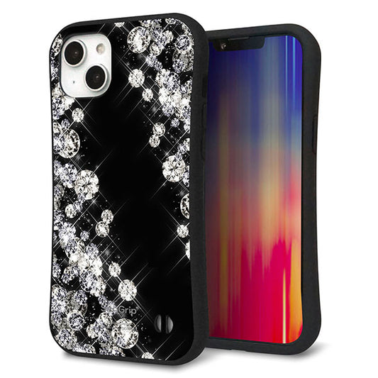 iPhone14 Plus スマホケース 「SEA Grip」 グリップケース Sライン 【VA871 ダイヤモンドフレーム】 UV印刷