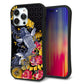 iPhone14 Pro Max スマホケース 「SEA Grip」 グリップケース Sライン 【1028 牡丹と鯉】 UV印刷