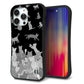iPhone14 Pro Max スマホケース 「SEA Grip」 グリップケース Sライン 【AG887 ネコ積もり 黒】 UV印刷