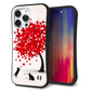 iPhone14 Pro Max スマホケース 「SEA Grip」 グリップケース Sライン 【EK915 二匹のネコとハートの木】 UV印刷
