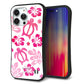 iPhone14 Pro Max スマホケース 「SEA Grip」 グリップケース Sライン 【SC879 ハワイアンアロハホヌ（ピンク）】 UV印刷