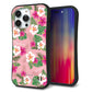 iPhone14 Pro Max スマホケース 「SEA Grip」 グリップケース Sライン 【SC882 ハワイアンアロハレトロ（ピンク）】 UV印刷