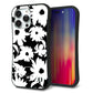 iPhone14 Pro Max スマホケース 「SEA Grip」 グリップケース Sライン 【SC915 花柄モノトーン 04】 UV印刷