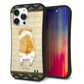 iPhone14 Pro Max スマホケース 「SEA Grip」 グリップケース Sライン 【TA001 コーギー 畳】 UV印刷
