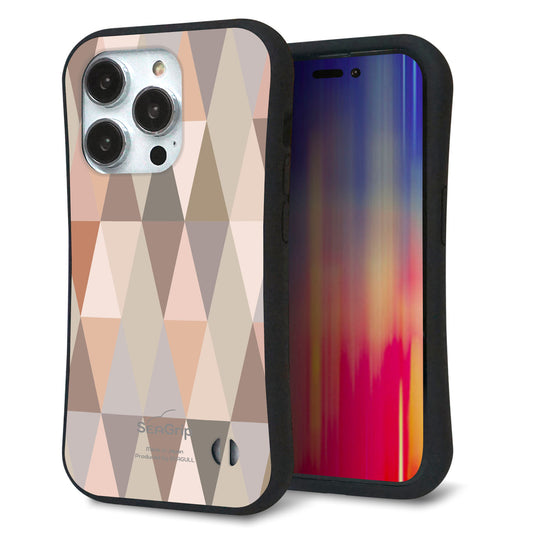 iPhone14 Pro スマホケース 「SEA Grip」 グリップケース Sライン 【MG800 くすみピンク】 UV印刷