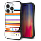 iPhone14 Pro スマホケース 「SEA Grip」 グリップケース Sライン 【YA887 ストライプネコ01】 UV印刷