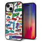 iPhone15 強化ガラス＆TPUスマホケース ガラプリ【271 アメリカン キャッチコピー】