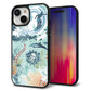 iPhone15 強化ガラス＆TPUスマホケース ガラプリ【431 ハワイ】