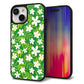 iPhone 15 強化ガラス＆TPUスマホケース ガラプリ【760 ジャスミンの花畑】